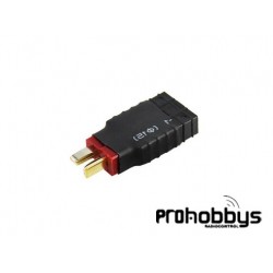 Adaptador Dean macho Traxxas hembra