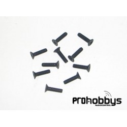 Tornillo allen cabeza cónica 3x12mm (10 uds)