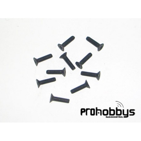 Tornillo allen cabeza cónica 3x12mm (10 uds)