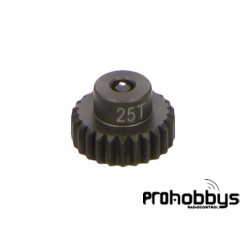 Piñón Duraluminio 25T Mo. 48 eje 3,175