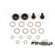Set arandelas ajuste campana de embrague 1/8