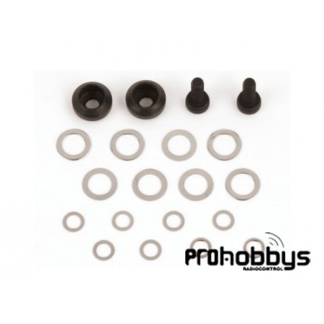 Set arandelas ajuste campana de embrague 1/8