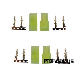 Conector Mini Tamiya M-H (2 parejas)