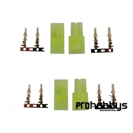 Conector Mini Tamiya M-H (2 parejas)