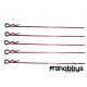 Clips carrocería 1/10 largos ( 5 uds)