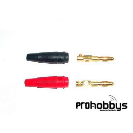 Bananas oro 4mm rojo y negro