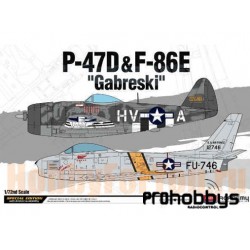 Avión P-47D & F-86E Gabreski 1/72 Academy
