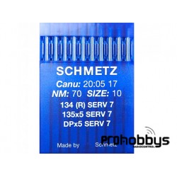 Agujas 134R Nº 70 (10uds) Schmetz
