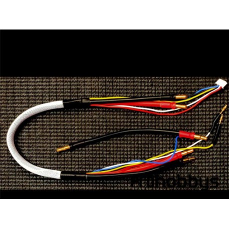Cable de carga para 2 Lipo 2S Banana 4m/5m