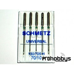 Agujas Schmetz 130/705H Nº 70 (5uds) planas