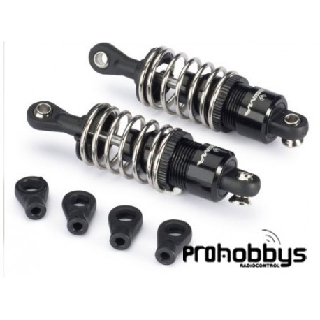 Amortiguadores aluminio 62mm 1/10 ajustables (2 uds) Absima