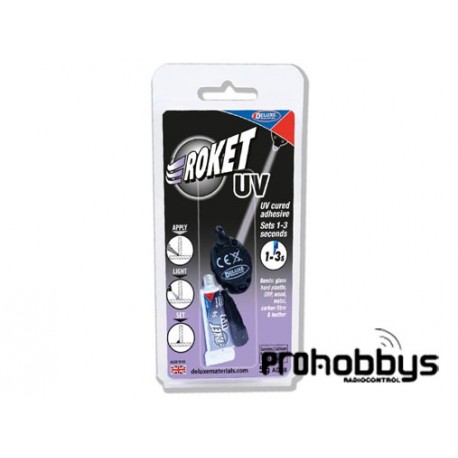 Adhesivo Ultra violeta ROKET UV, AD88 5G Deluxe