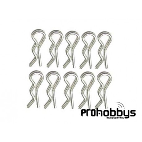 Clips carrocería 1/10 (10pcs) TITAN