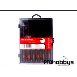 Set de 6 Limas para metal