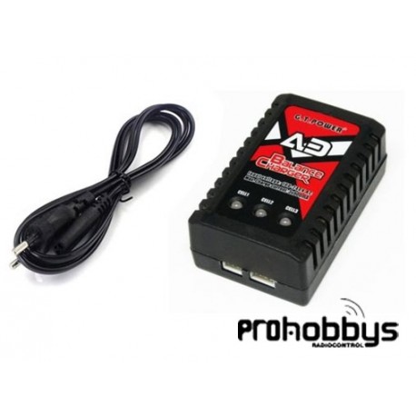 Cargador lipo 2S-3S 900mA Ninco