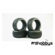 Neumáticos TPRO 1/8 TT KeyLock competición T3 SOFT con mousse (DESPEGADOS)