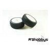 Neumáticos TPRO 1/8 TT Cougar competición T4 SUPER SOFT (PEGADOS)