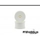 LLanta trasera blanca 1/10 (2 uds) AKA