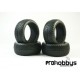 Neumáticos TPRO 1/8 TT KeyLock competición T3 SOFT con mousse (DESPEGADOS)