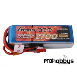 Batería TX 2700mAH 11.1V con conectores FUTABA/JST-XHR/JST-SYPS1P Gens Ace