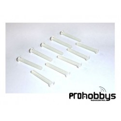 Tornillo Nylon M2 x 25mm (10 uds)