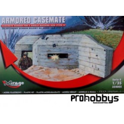 Maqueta de Concret Bunker for Single MG 1/35 Mirage Hobby