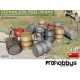 Kit German 200L Fuel Drums MiniArt