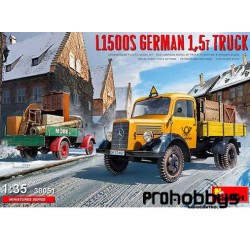 Camión L1500S German 1,5t Truck 1/35 MiniArt