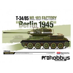 Tanque T-34/85 N0. 183 Factory Berlin 1945 1/35 Academy