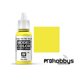 Model Color Amarillo fluorescente (206) (17ml) Vallejo