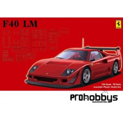Kit 1/24 Ferrari F40 LM w/Window Frame M Fugimi