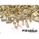 Banana reductor de 5 a 4 mm de baja resistencia (6 uds) XTR