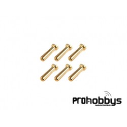 Banana de 5mm con base plana de baja resistencia Corally