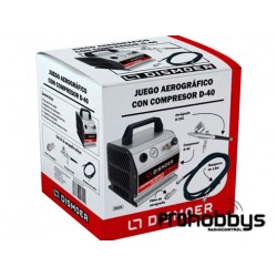 Juego Aerográfico Dismoer + Compresor D-40