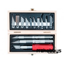 Estuche de 3 Cutters y cuchillas Excel