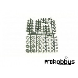 Set insertos de plastico negro s35-3