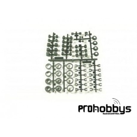 Set insertos de plastico negro s35-3
