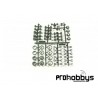 Set insertos de plastico negro s35-3