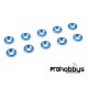 Arandela conica M3 color azul (10PCS)