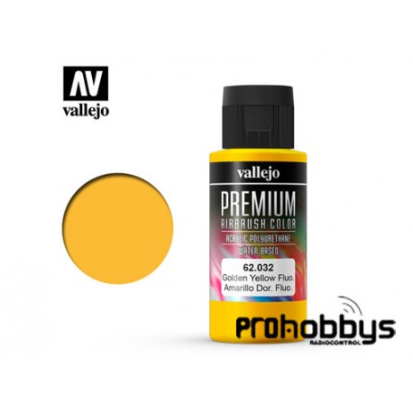 Vallejo Premium Amarillo dorado Fluo (60ml)