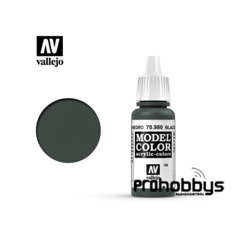 Model Color Verde negro (100) (17ml) Vallejo