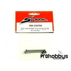 Ejes trapecios traseros con tuerca S35-3 Sworkz