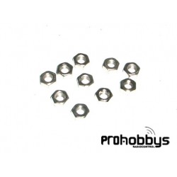 Tuerca inoxidable M3 (10 uds)