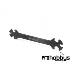 Llave Hudy ajuste tirantes coches RC y para tuercas