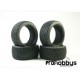Neumáticos TPRO 1/8 TT Skyline competición T3 SOFT con mousse (DESPEGADOS)