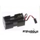 Portapilas 4AA conector Futaba