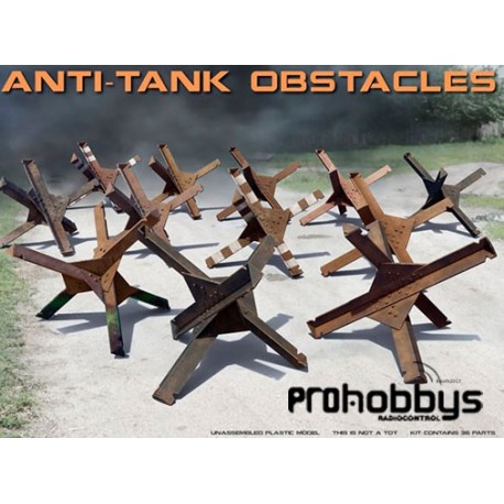 Accesorios Anti-tank Obstacles 1/35 MiniAart