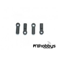 Rótulas de dirección 4mm (4 uds) Hobbytech