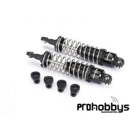 Amortiguadores aluminio 77mm 1/10 (2 uds) ajustables Absima