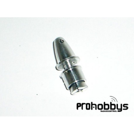 Adaptador hélice aluminio Ø 3,2mm, cono M5